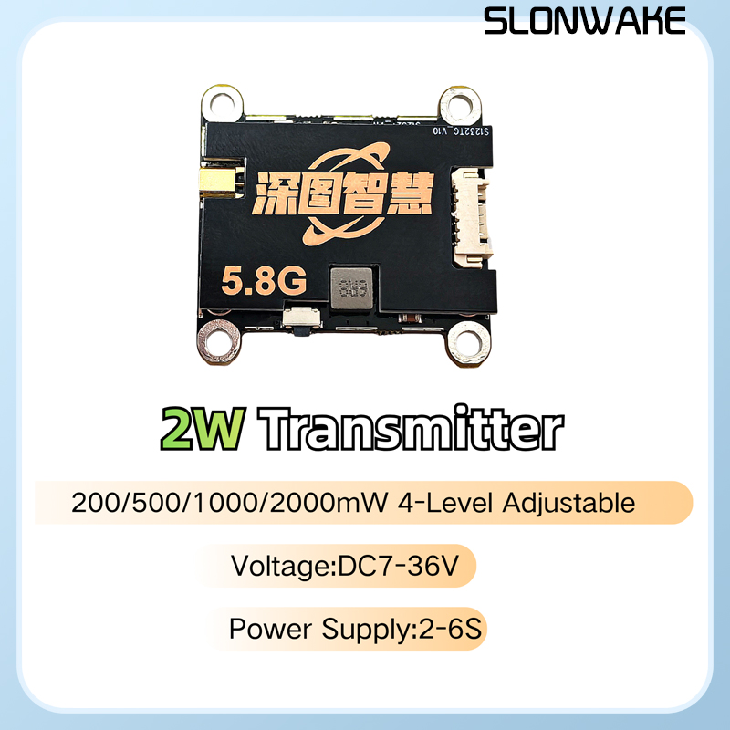 SLONWAKE 5.8G 56CH 2W передатч – обзор и цена Drone Receiver