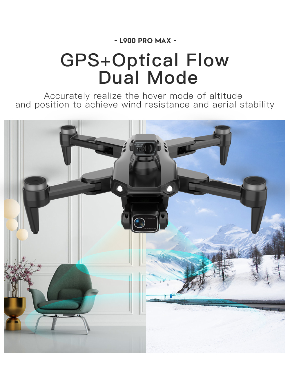 LYZRC L900 PRO MAX Лазерный GP – обзор и цена Drone Gps Mount