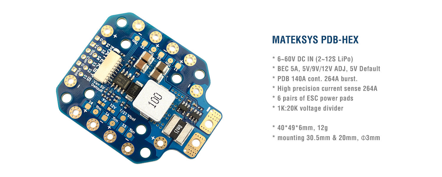 Питательный блок Oike Mateksys – обзор и цена Drone Power Distribution Board